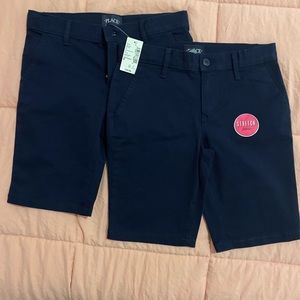 Children’s Place| Set of 2 Girls Navy Shorts Size 8.